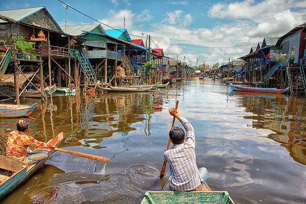 El Tonlé Sap es el lago de agua dulce más grande del sudeste asiático