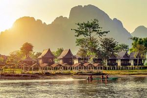 Vang Vieng, la tierra tranquila con las actividades diversas de Laos