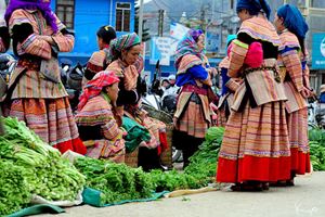 Mercado semanal de Sapa