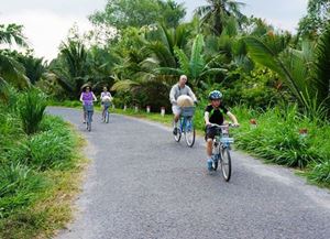 Paseo en bici con niños