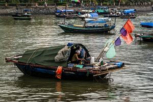 Un pueblo flotante de Cat Ba refleja la vida y cultura de la gente local